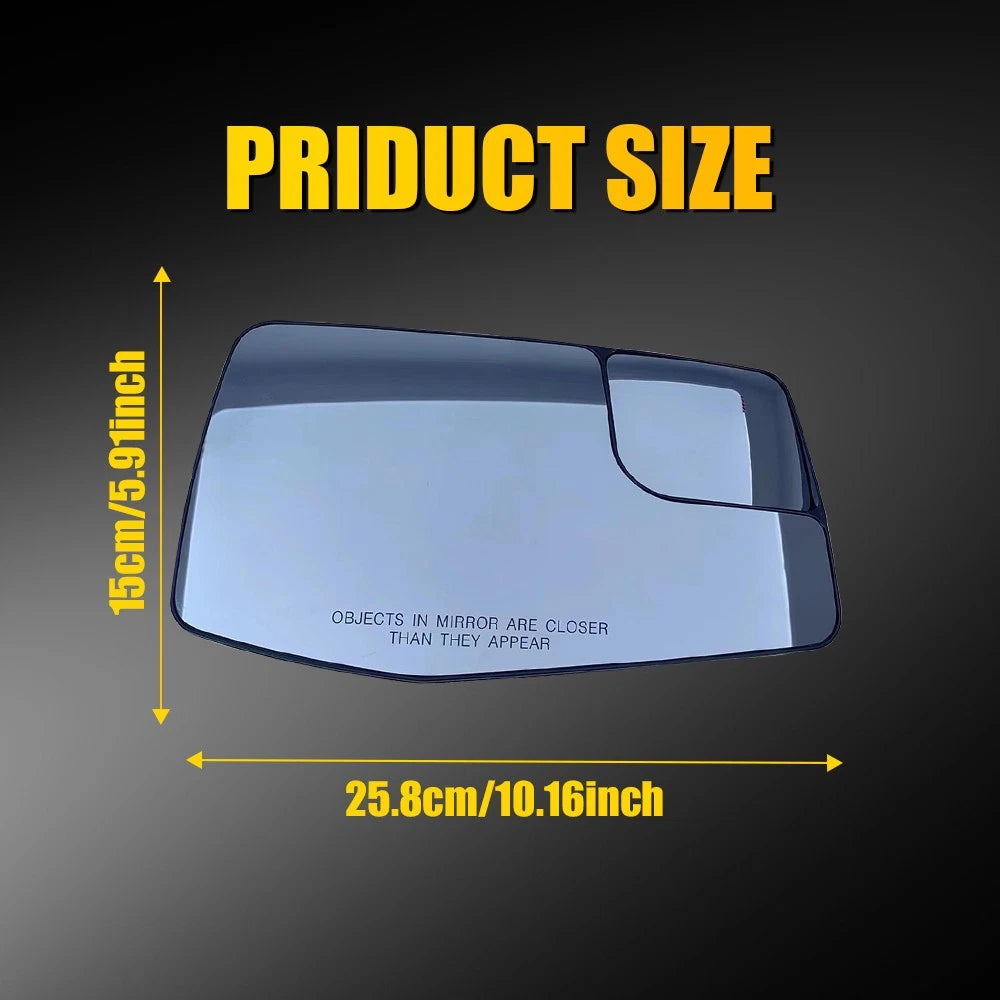 Right Mirror Glass for Chevrolet Silverado 1500 GMC Sierra 1500 (2019–2023)