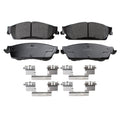Set of 4 Akebono ProACT Rear Ceramic Brake Pads for Cadillac Chevrolet GMC (ACT1194A)