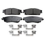 Set of 4 Akebono ProACT Rear Ceramic Brake Pads for Cadillac Chevrolet GMC (ACT1194A)