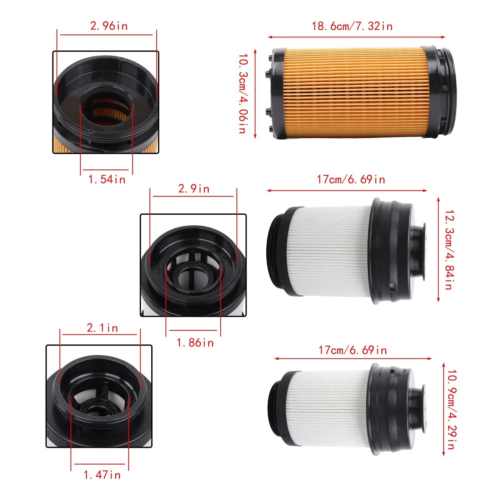 Oil Filter Fuel Filter Kit for Ram 2500 6.7L Cummins (2025–2026)