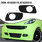 Fog Light Lamps with Cover Frames for Smart ForTwo 451 (2007–2014)