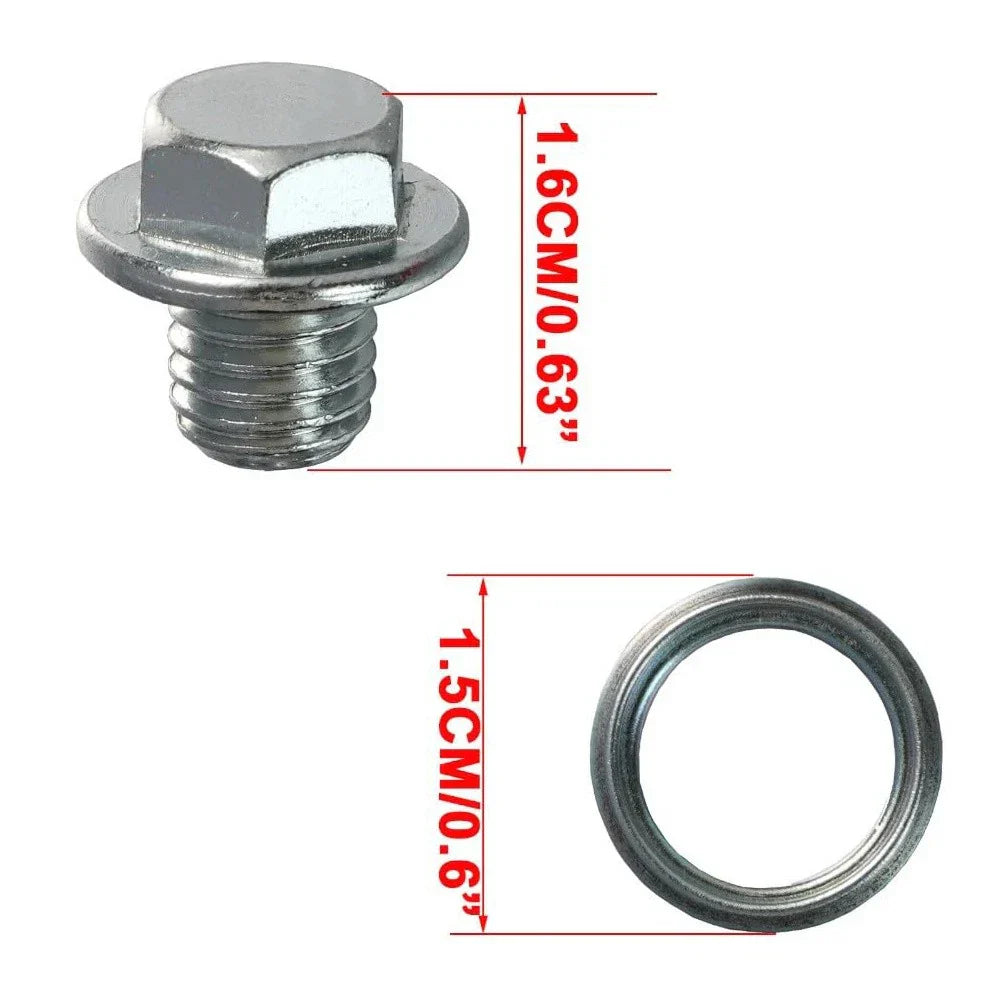 Transmission Drain Plug & Gasket for Toyota Corolla Tacoma RAV4 Lexus (2003-2023)