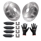 Rear Brake Rotors & Ceramic Pads Kit for Subaru Outback BRZ (2010–2016)