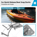 304 Stainless Steel Quick Release Snap Davits for Dinghy