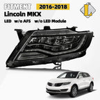 LED Headlight for Lincoln MKX (2016–2018) Left Driver Side