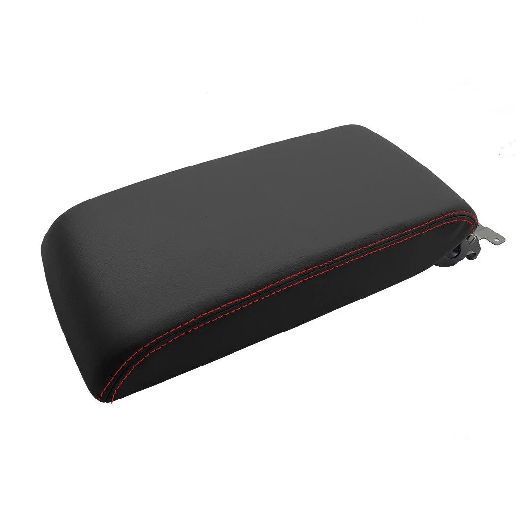Console Lid Armrest Cover for Subaru Legacy (2015–2019) Red Stitch