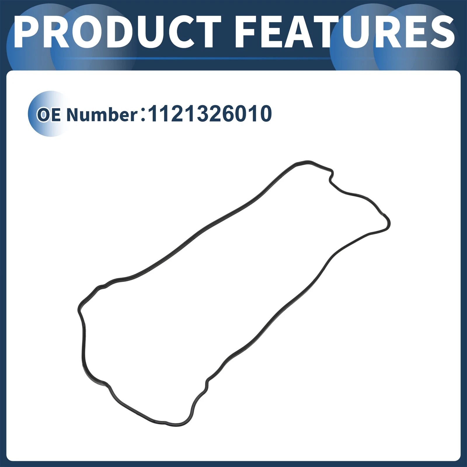 Engine Valve Cover Gasket for Toyota Auris (2006–2012) No. 1121326010