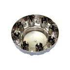Set of 2 Bolt-On Front Center Caps in Chrome for 2019–2025 Ram 3500