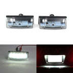 2X LED License Plate Light for Toyota CHR Prius RAV4 (2013–2018)