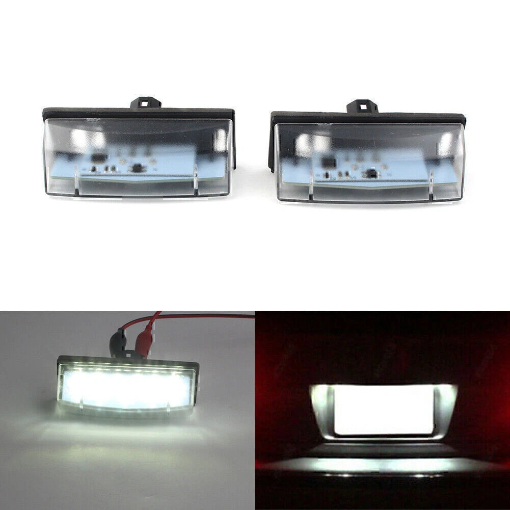 2X LED License Plate Light for Toyota CHR Prius RAV4 (2013–2018)