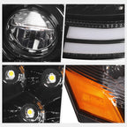 Switchback LED Turn Signal Headlights for Volvo VN VNL VNM VNX (2003–2017)