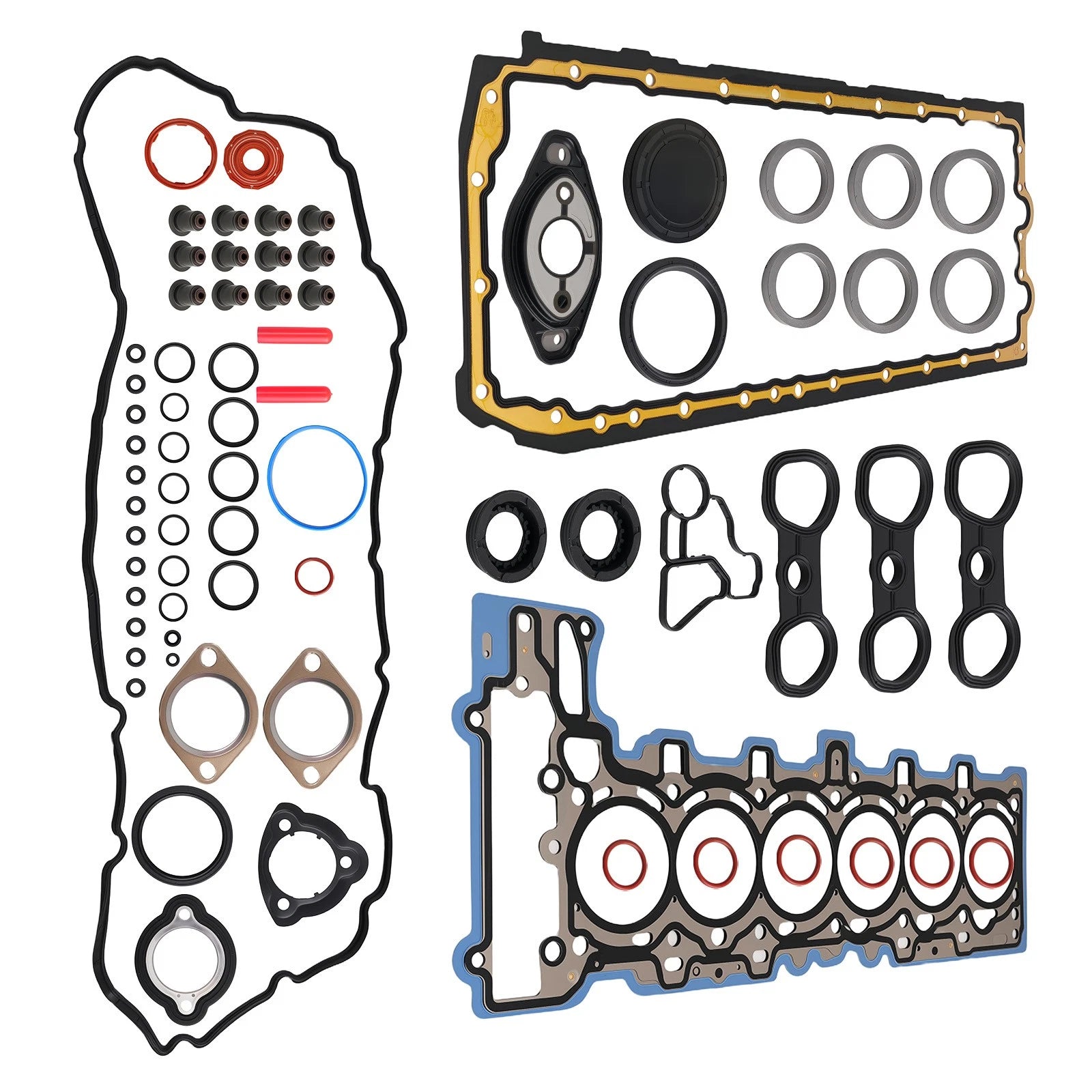Head Gasket Set MLS for BMW 528i F10 E60 F18 3.0L N52B30 (2008–2011) 11127553209