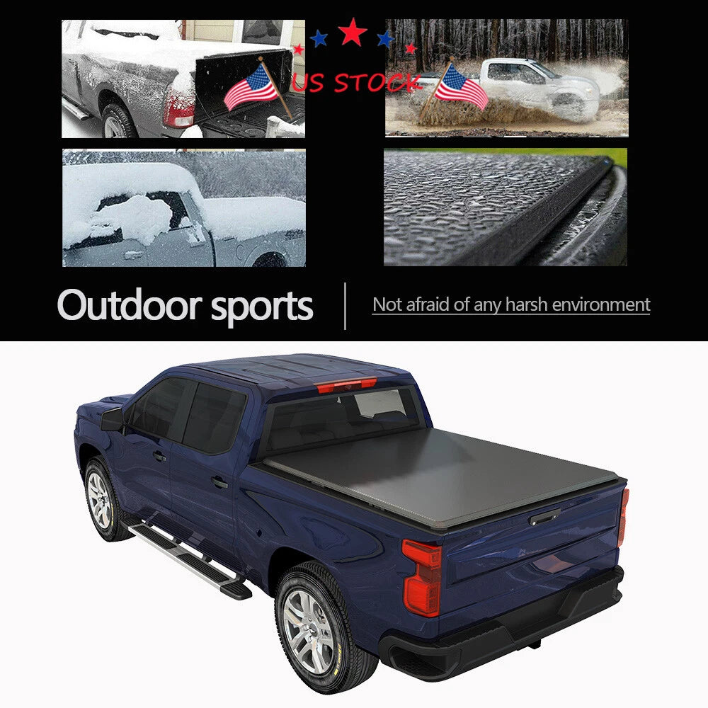 5 FT Soft Tri-Fold Tonneau Cover for Ford Ranger (2014-2018)
