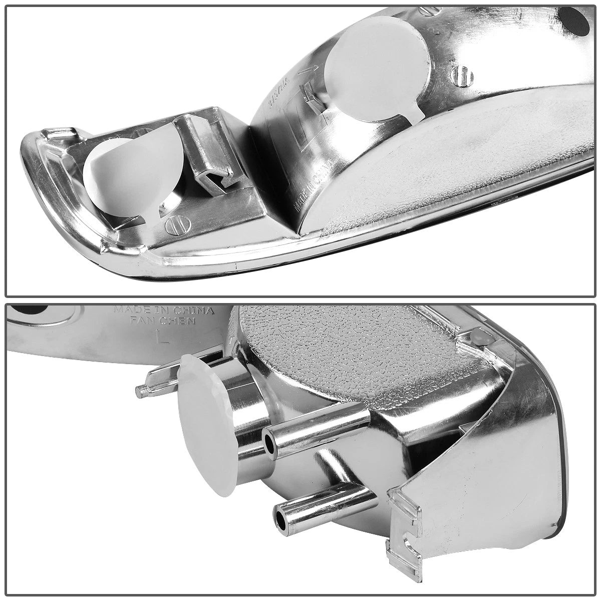 Bumper Signal Light for GMC Sierra/Yukon (1999–2006) Chrome Housing Clear Lens