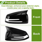 1 Pair Mirror Cover Cap for Mercedes-Benz A-Class W176 (2013–2018) Gloss Black