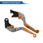 Short Long Brake Clutch Levers for Honda Rebel CMX 500 300 (2017–2021) Titanium Orange