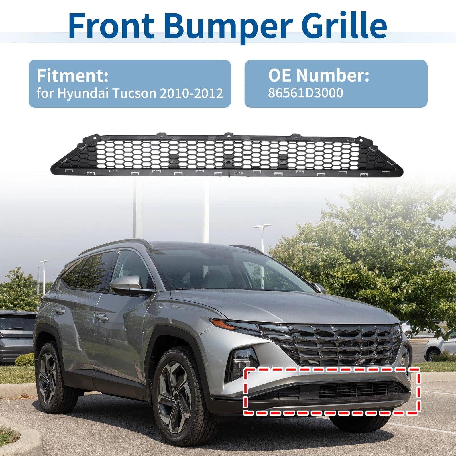 Lower Grille for Hyundai Tucson (2010–2012)