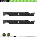 2 Mower Blades for Husqvarna (532 40 53-80, 594892801, 490-110-0147)