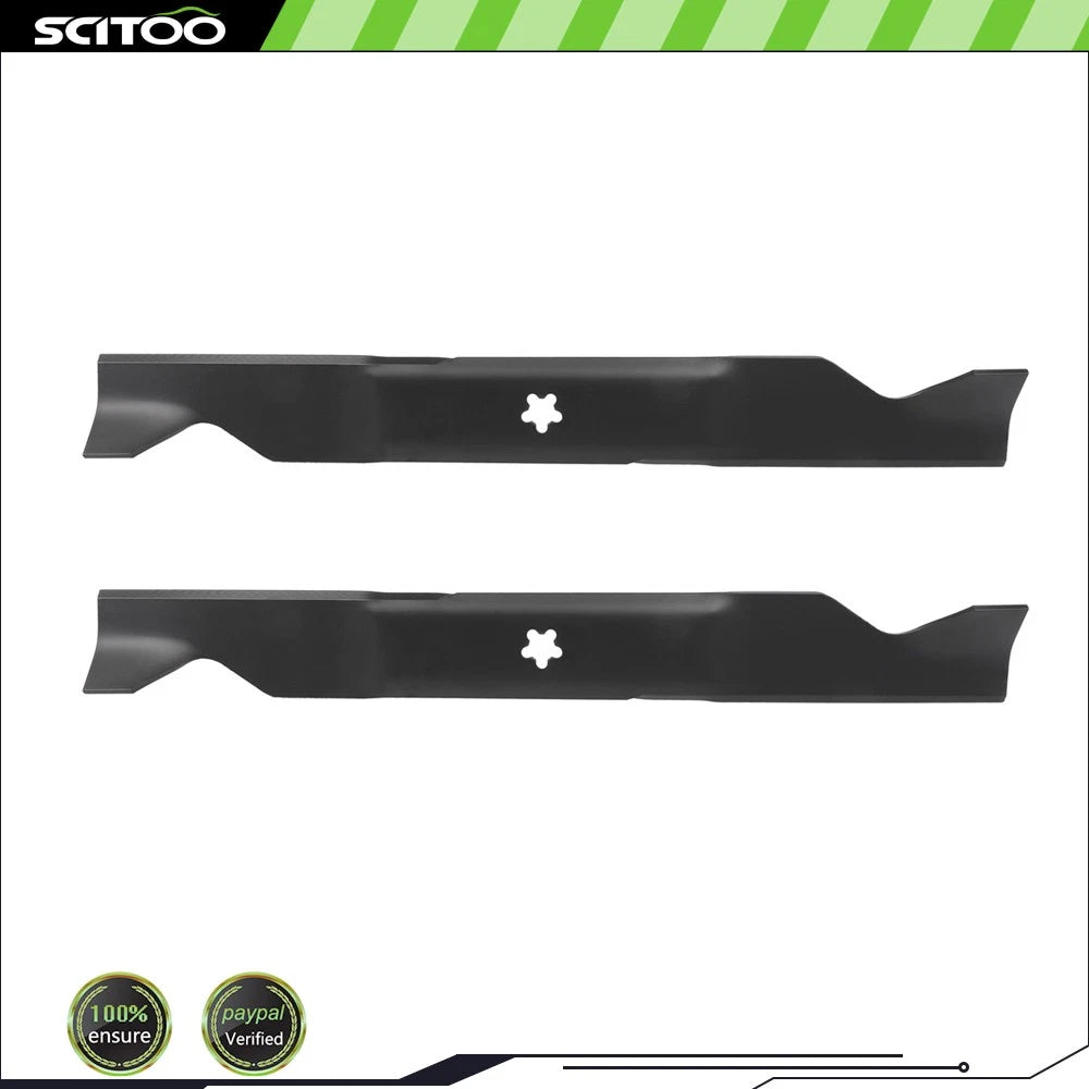 2 Mower Blades for Husqvarna (532 40 53-80, 594892801, 490-110-0147)