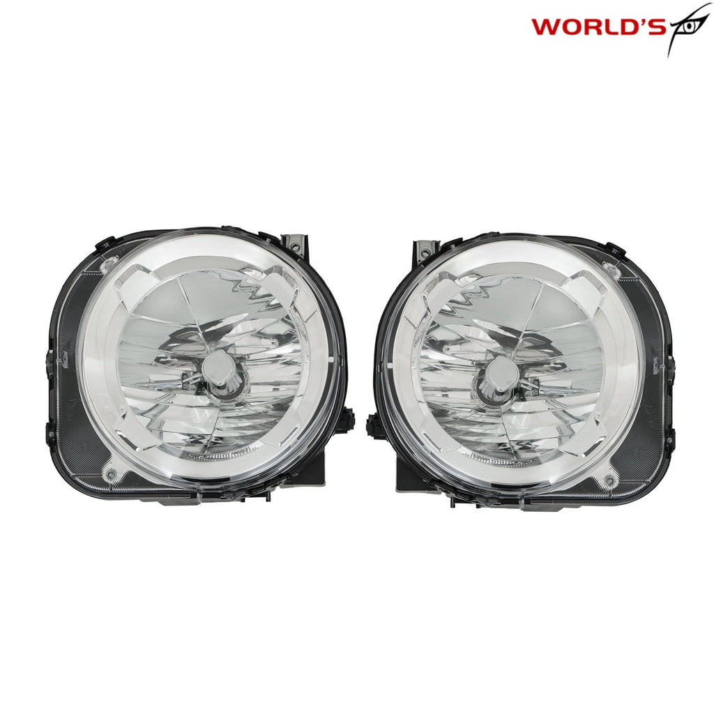 Set of 2 Projector Headlights for Jeep Renegade (2015–2018) Halogen