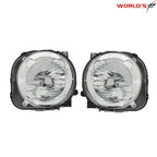 Set of 2 Projector Headlights for Jeep Renegade (2015–2018) Halogen