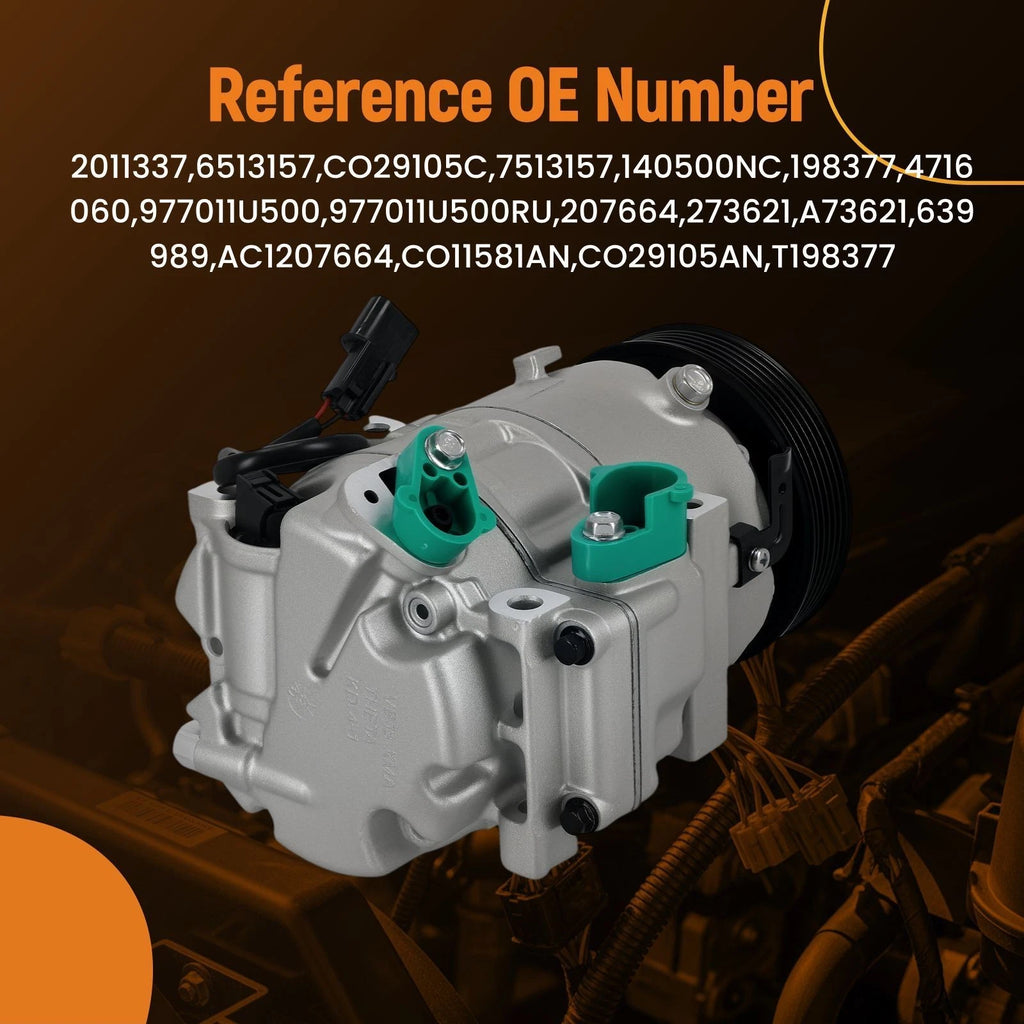 AC Compressor with Clutch for Hyundai Santa Fe Sport (2013-2018)