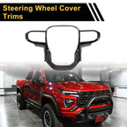 Steering Wheel Cover Trim for Chevy Colorado (2023–2024) Carbon Fiber