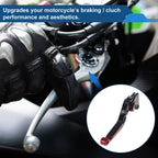 Adjustable Brake Clutch Levers for Honda CBR600RR (2007–2016) Black Red