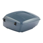 King Trunk for Harley CVO Road Street Glide (2014–2025) Sharkskin Blue Firestorm