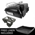 Black Chopped Trunk Backrest for Harley CVO Road Glide (2014-2025)