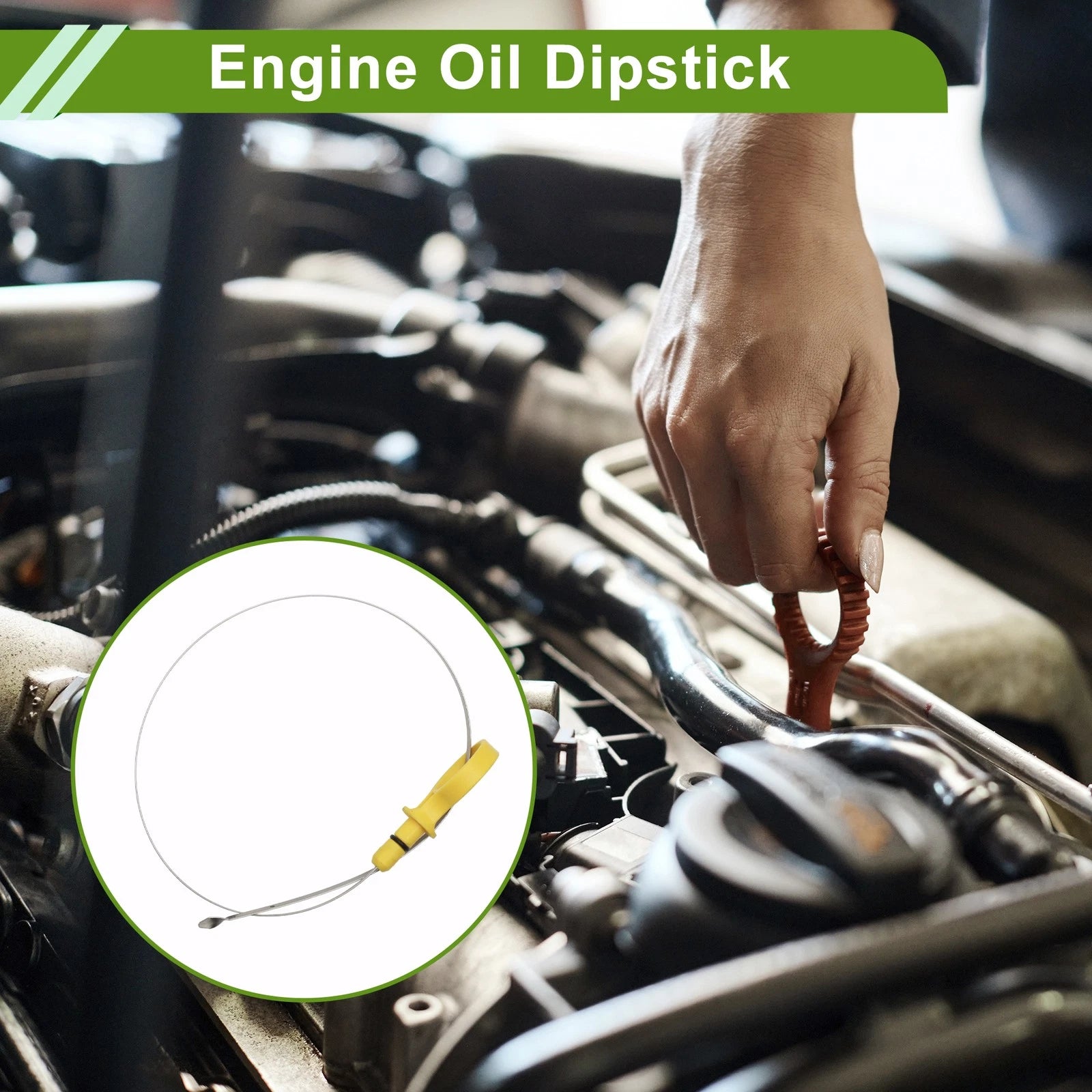 Engine Oil Dipstick No.ZJ0210450 for Mazda 2 Sport (2003–2007)