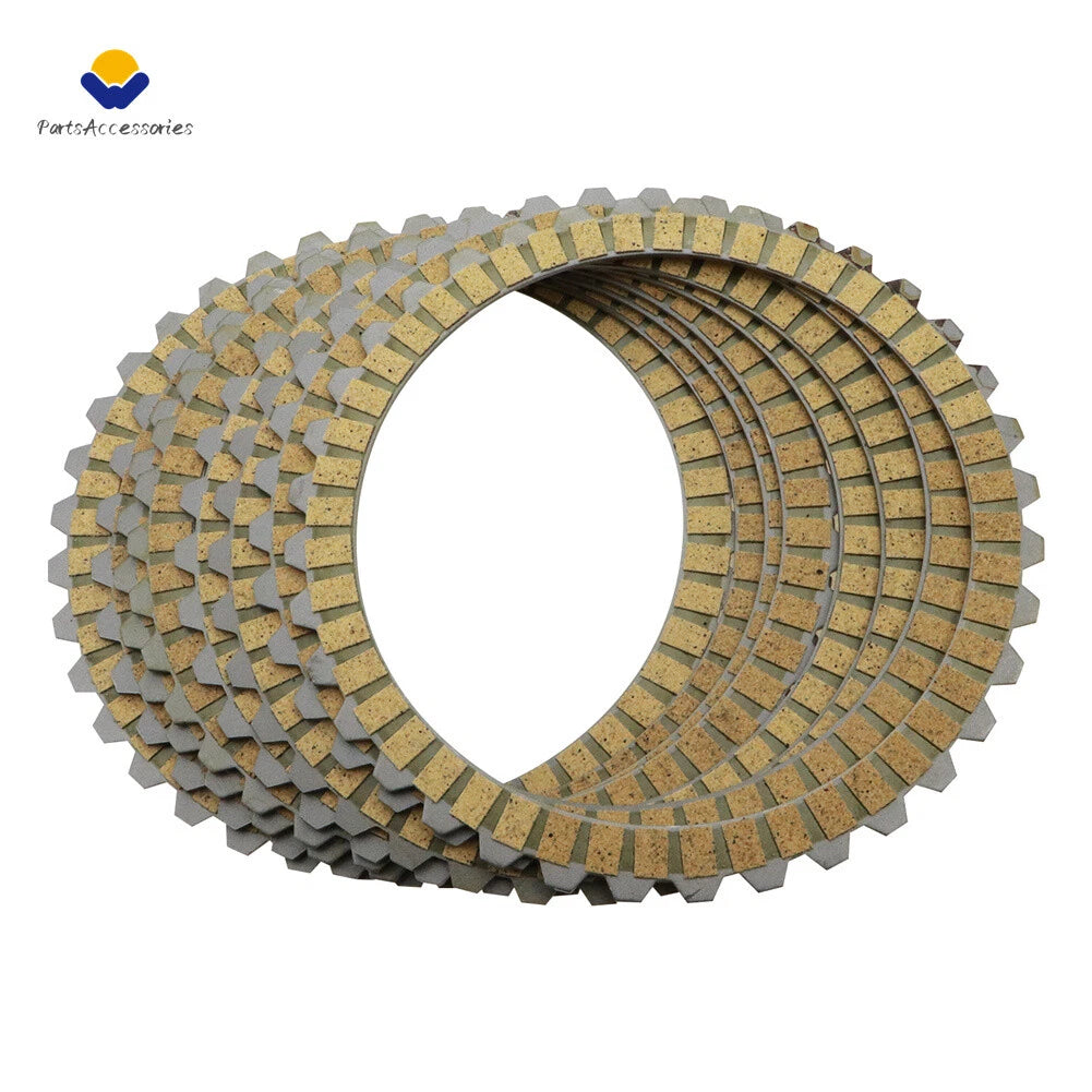 8 Pcs Clutch Friction Plates for Harley Sportster XL883 XL1200 XLH1200 (–)