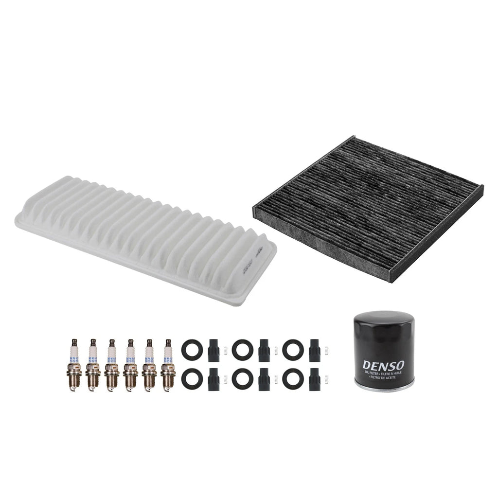 Denso Tune Up Kit 6 Spark Plugs & Boots for RX400h (2006–2008)