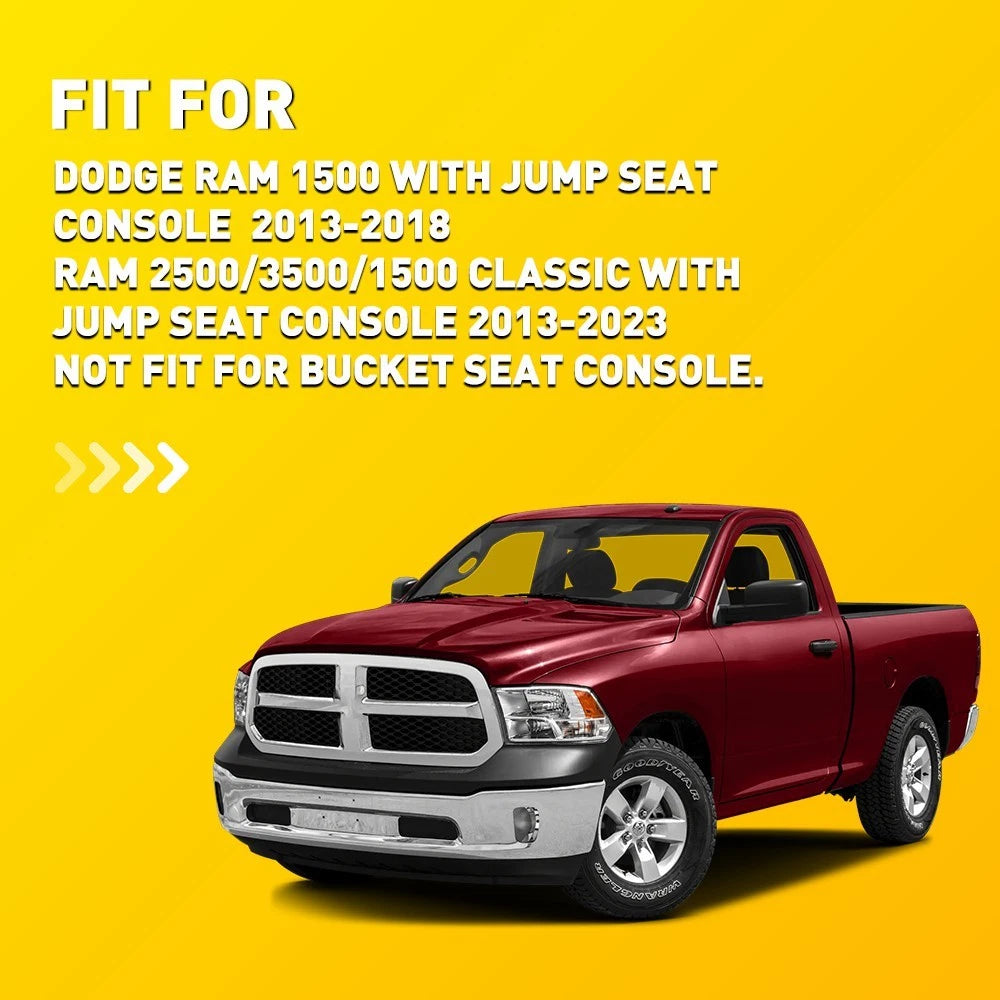 Jump Seat Center Console Armrest Cover for Ram 2500 3500 1500 Classic (2019â2025)