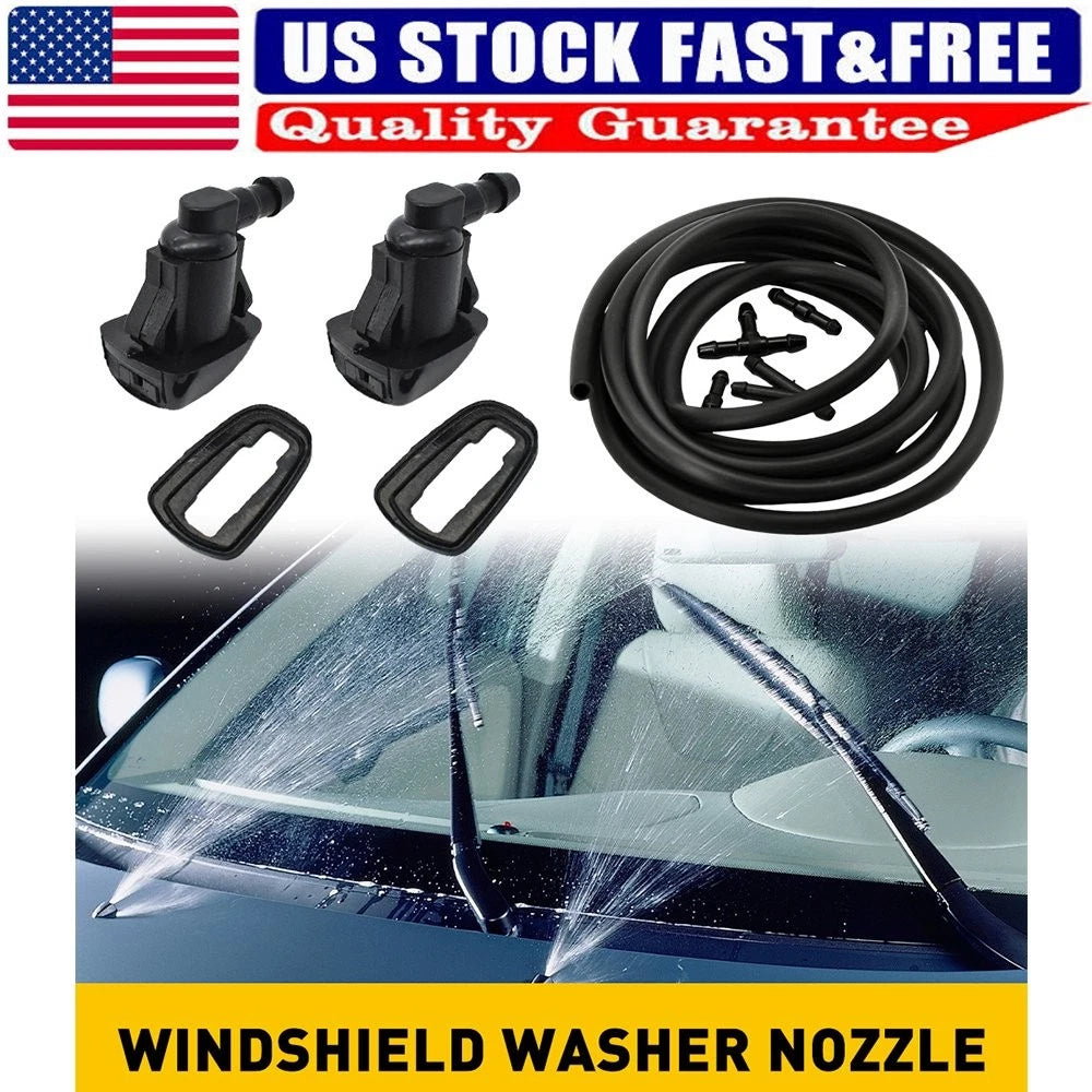 Windshield Wiper Washer Nozzle Spray Jet Kit for Jeep Grand Cherokee (2005–2016)