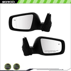 Pair Side Mirrors for Buick LaCrosse (2010–2012) w/Object Sensor, PTM