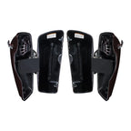 Saddlebag Speaker Lid for Harley Road Glide (2014-2023) - Midnight Crimson/Black