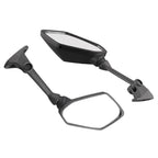 Black Left & Right Rearview Mirrors for KAWASAKI NINJA ZX6R (2009-2012)