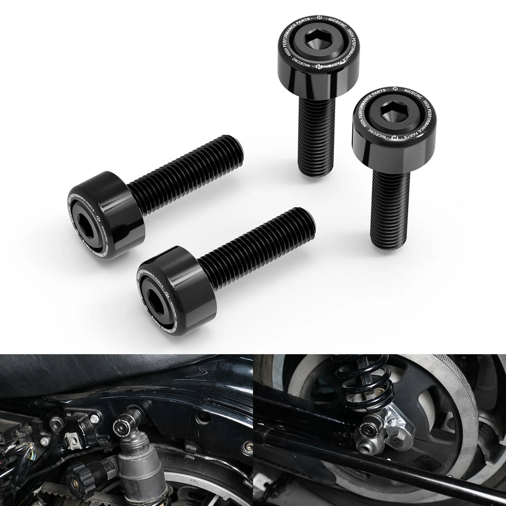 Aluminum Rear Shock Bolt Mount Kit for Harley Road King EFI (1996–2006)