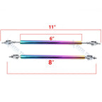 Neo Front Bumper Lip Splitter Support Bars for Dodge Charger (2015-2022)