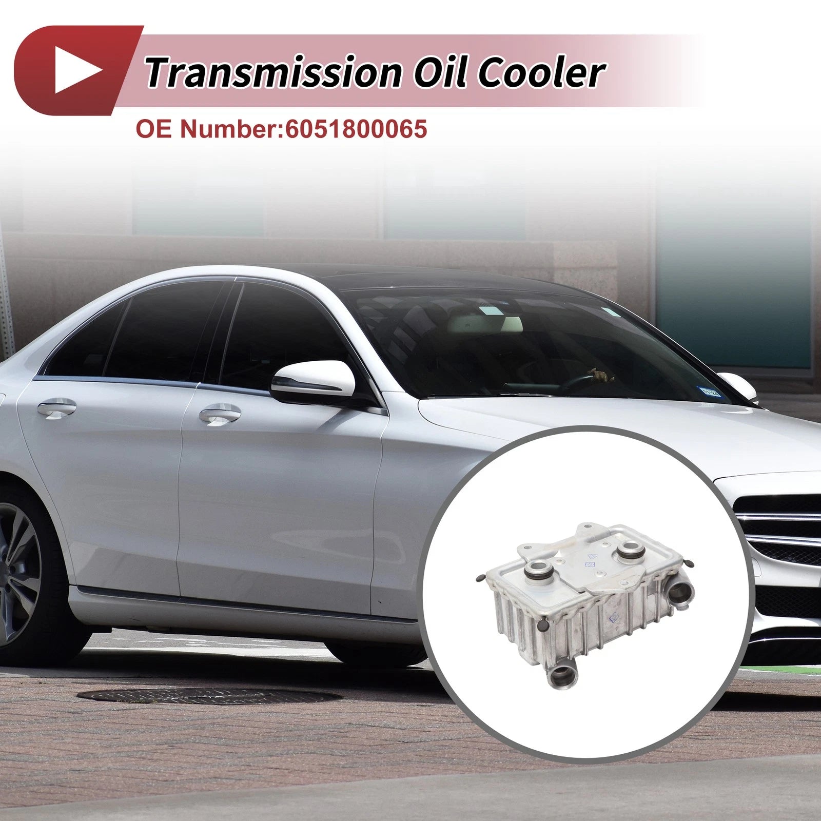 Engine Oil Cooler for Mercedes-Benz C-Class (1995–2001) No. 6051800065