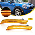 Amber Yellow Lens LED Side Marker Signal Lights for MINI Cooper (2007–2014)