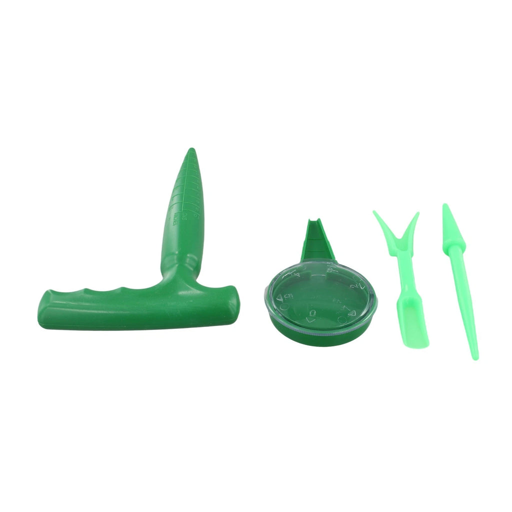 Set of 4 Cultivating Tools for Vegetable and Flower Gardening