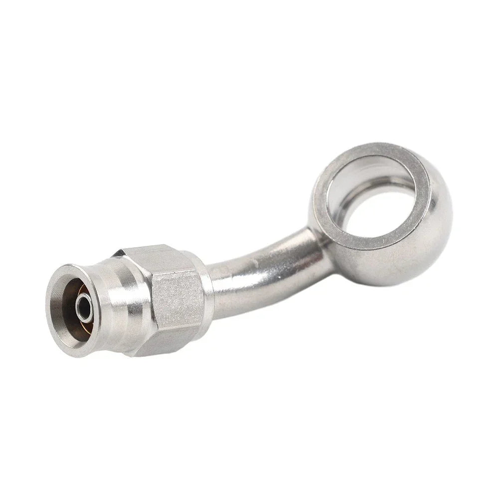 10.2mm 3/8" Eye Banjo Hose Ends AN-3 45������ Brake for Motorcycle