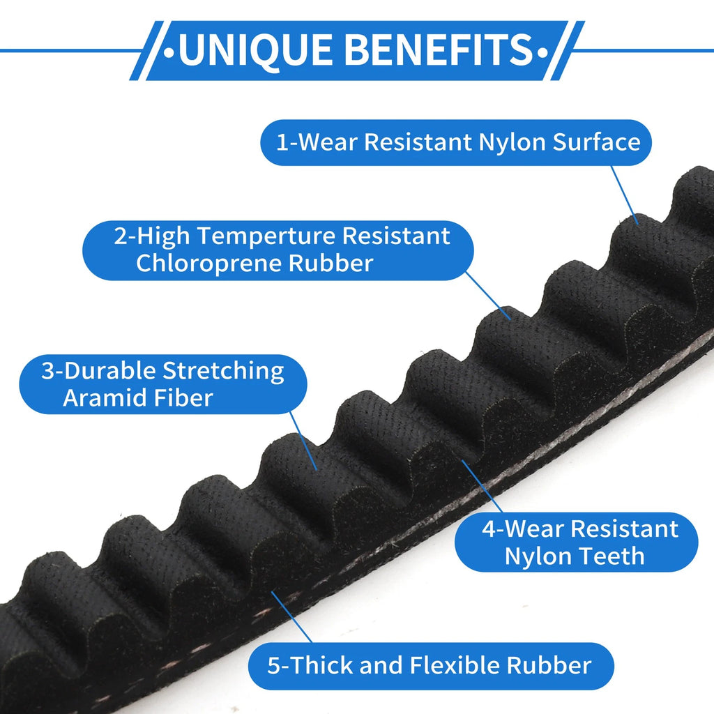 Drive Belt V-Belt No. 2760125E00000 for Suzuki AJ50 ZZ50 (Year Range)