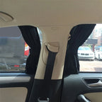 Casement Curtain Anti-UV Sunshade Visor 50x39cm 2x for Car