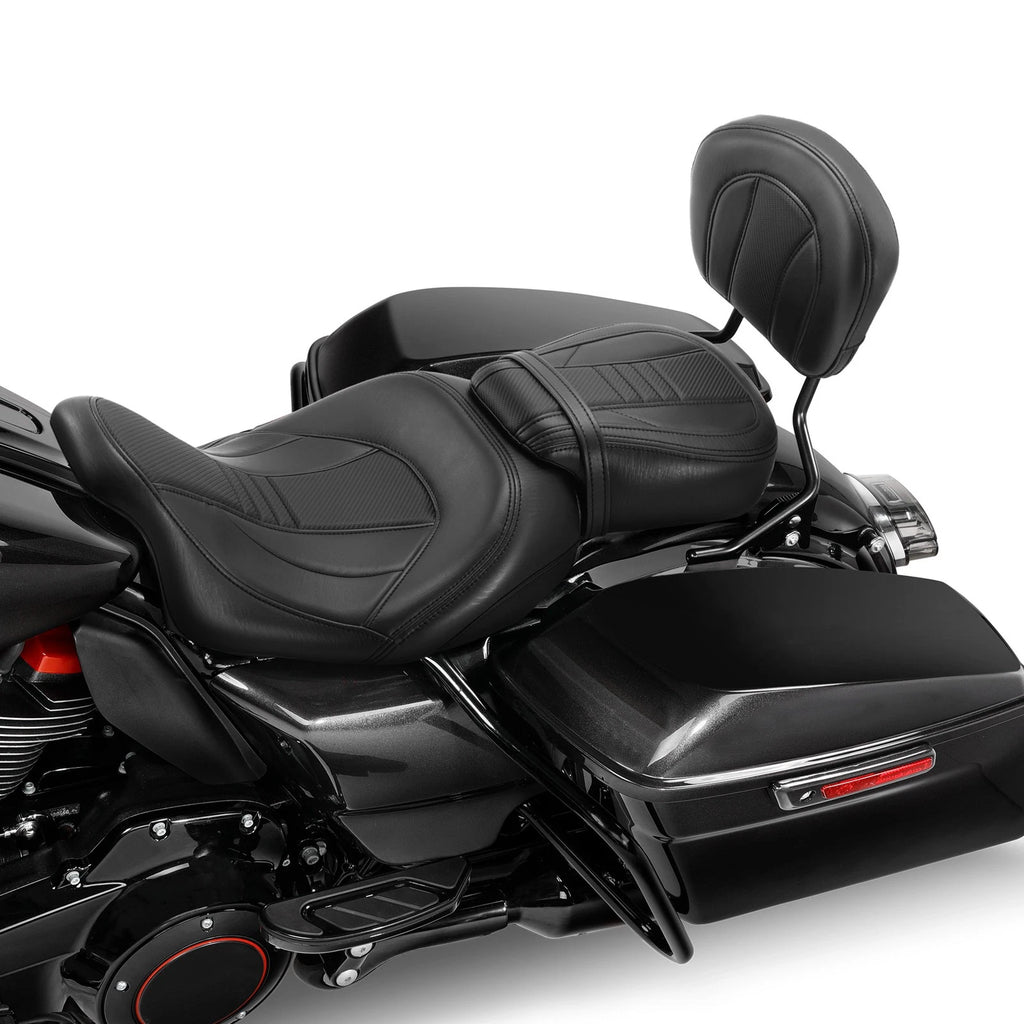 Sissy Bar Backrest Pad for Harley Touring Electra Glide (2014–2023)