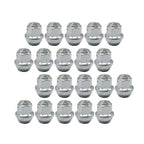 Set of 20 Chrome Lug Nuts for Ford Edge, Mustang (2007–2023) ACPZ1012M