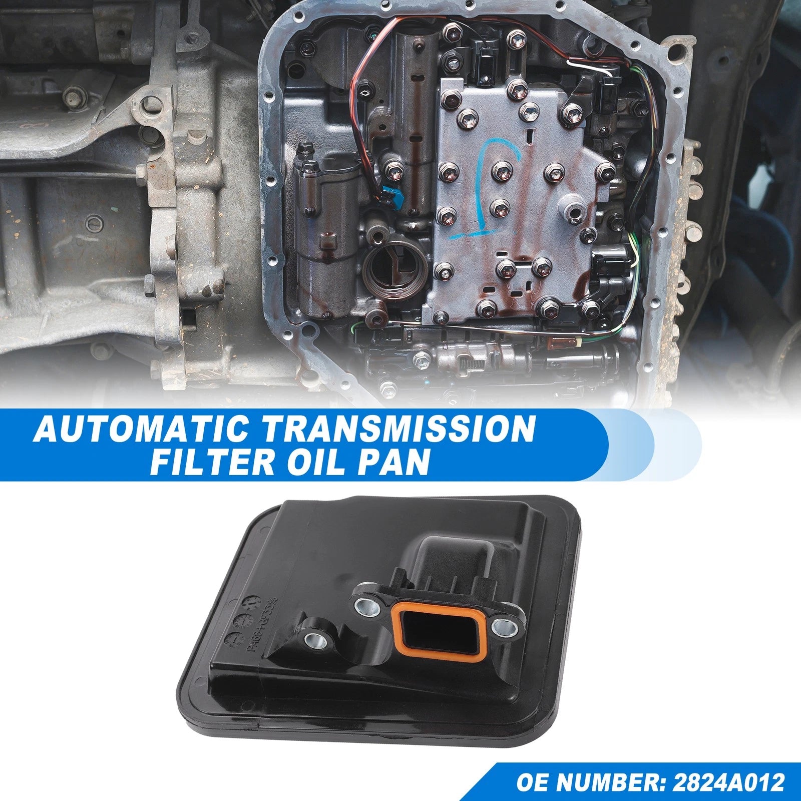 Transmission Fluid Filter Oil Pan for Mitsubishi (No. 2824A012)