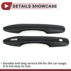 Set of 4 Door Handle Covers for Toyota Camry (2018–2024) Black ABS